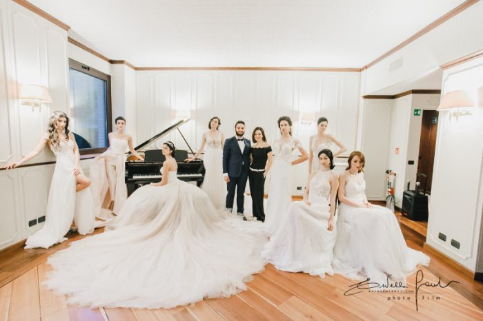 Preview della Collezione Sposa 2019 di Alessandro Tosetti tutta Made in Como